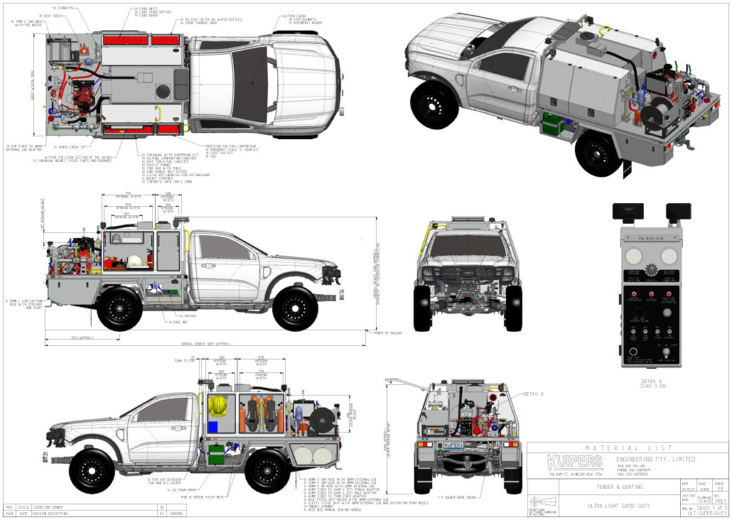 3D modelling drawing